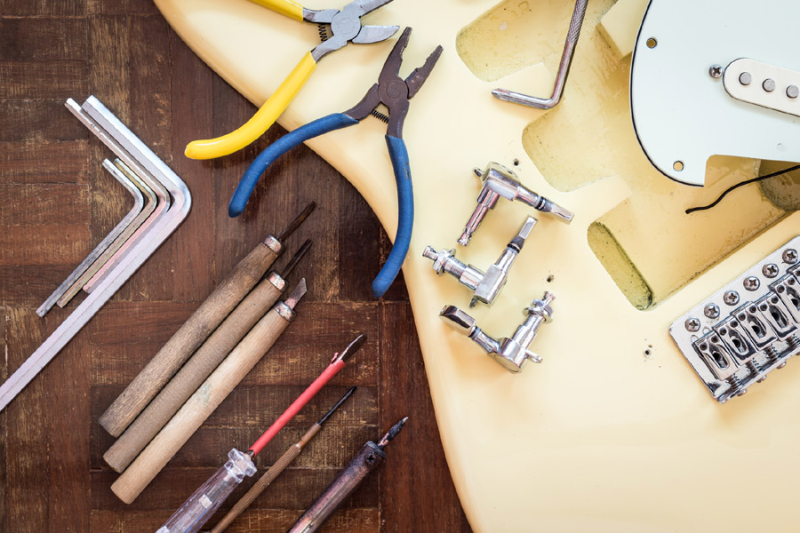 Guitar and ukulele repair